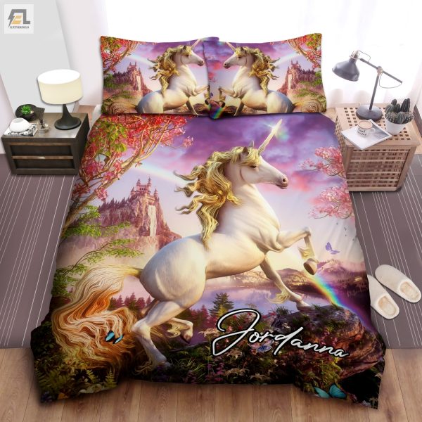 Snuggle Up With A Unicorn Fairy Tale Bedding Magic elitetrendwear 1