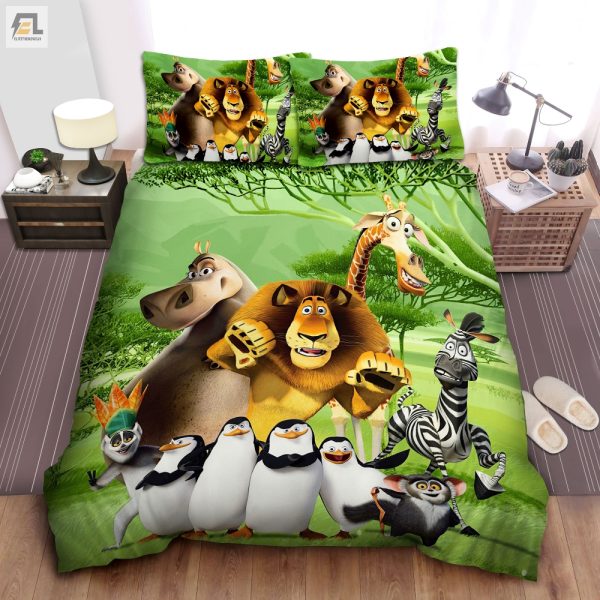 Madagascar 2 Duvet Cover Cozy Wacky Bedroom Fun elitetrendwear 1