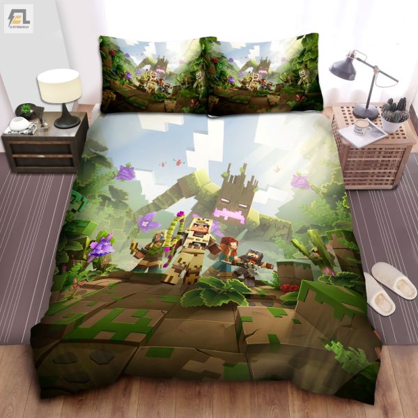 Epic Minecraft Lego Bedding Sleep In Blocky Comfort elitetrendwear 1