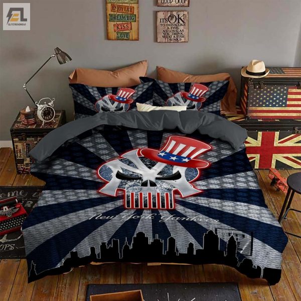 Dream In Pinstripes Hilarious Yankees Bedding Set elitetrendwear 1