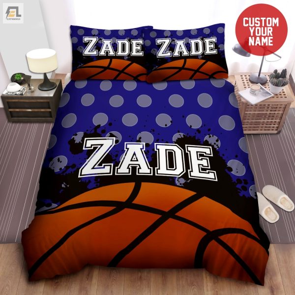 Hoop Dreams Personalized Basketball Duvet Cover Bedding Sets elitetrendwear 1