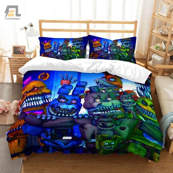 Dream With Freddy Hilarious 3D Fnaf Duvet Bedding Sets elitetrendwear 1