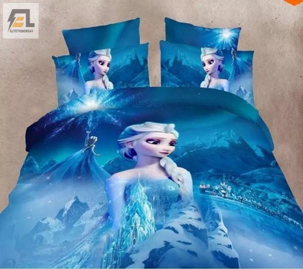 Snuggle With Elsa Hilariously Cozy Frozen Duvet Set elitetrendwear 1