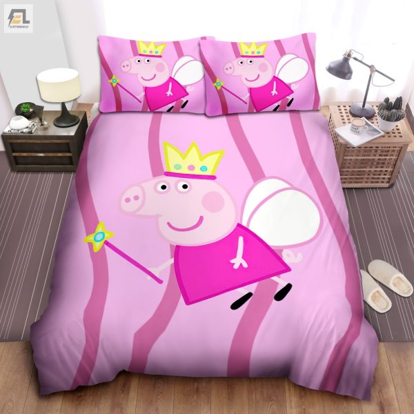 Snort Snooze Peppa Pig Fairy Princess Duvet Set elitetrendwear 1