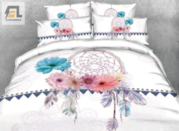 Catch Sweet Zzzs Dreamcatcher Flower Duvet Sets elitetrendwear 1