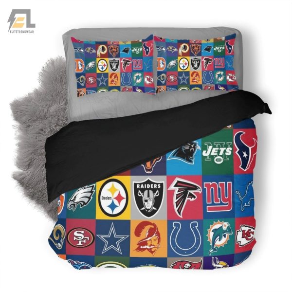 Snuggle With 61 Comfy Nfl Duvet Bed Set Bliss elitetrendwear 1