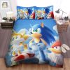 Sonic Knuckles Tails Bedding Sleep Fast Wake Fast elitetrendwear 1