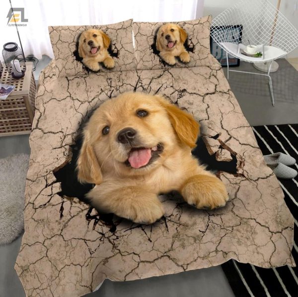 Pawsome Dream Golden Retriever Duvet Sets For Dog Lovers elitetrendwear 1