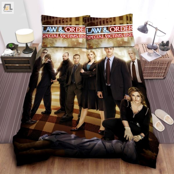 Cozy Up To Crime Fun Law Order Svu Bedding Set elitetrendwear 1