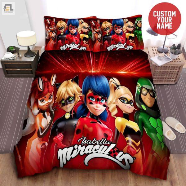 Sleep Like A Superhero Custom Ladybug Cat Noir Bedding Set elitetrendwear 1