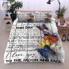 Grandmas Funny Butterfly Duvet Love You To Moon Back elitetrendwear 1