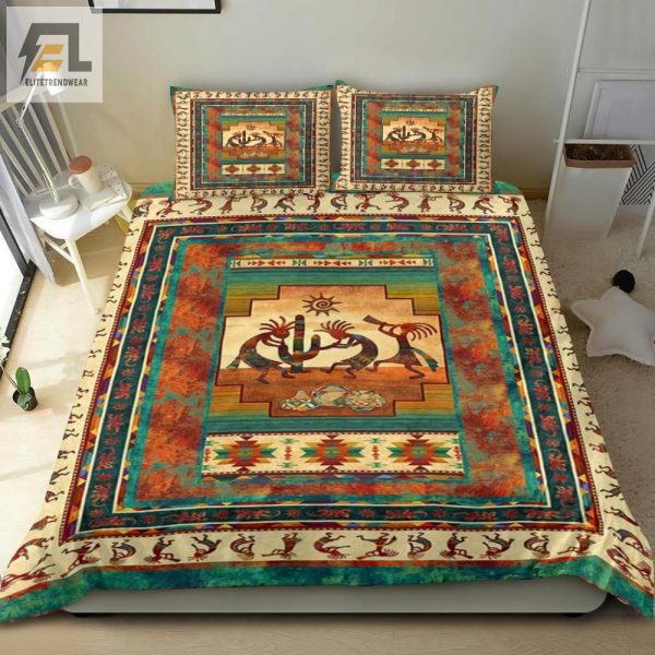 Cozy Up With Kokopelli Quirky Comfy Bedroom Set elitetrendwear 1