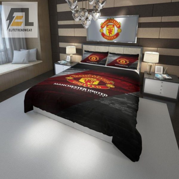 Sleep Like A Champion Funny 3D Man Utd Duvet Cover Sets elitetrendwear 1