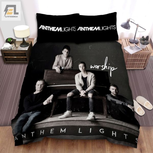 Snuggle Sing Anthem Lights Worship Duvet Cozy Humor Set elitetrendwear 1