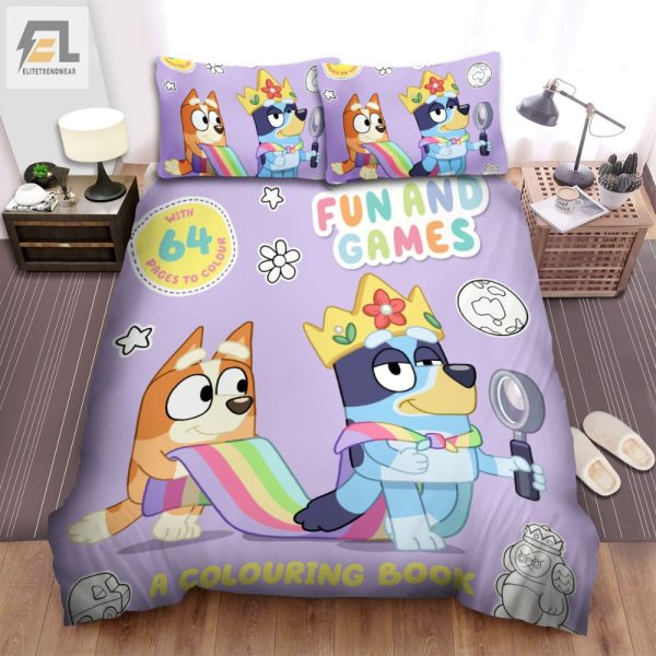 Snuggle With Bluey Fun Cozy Duvet Cover Bedding Sets elitetrendwear 1