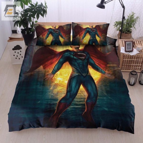 Cozy Up Like Clark Kent Superman Duvet Cover Set elitetrendwear 1