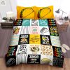 Taco Lovers Unite Eat Sleep Tacos Repeat Duvet Cover Set elitetrendwear 1