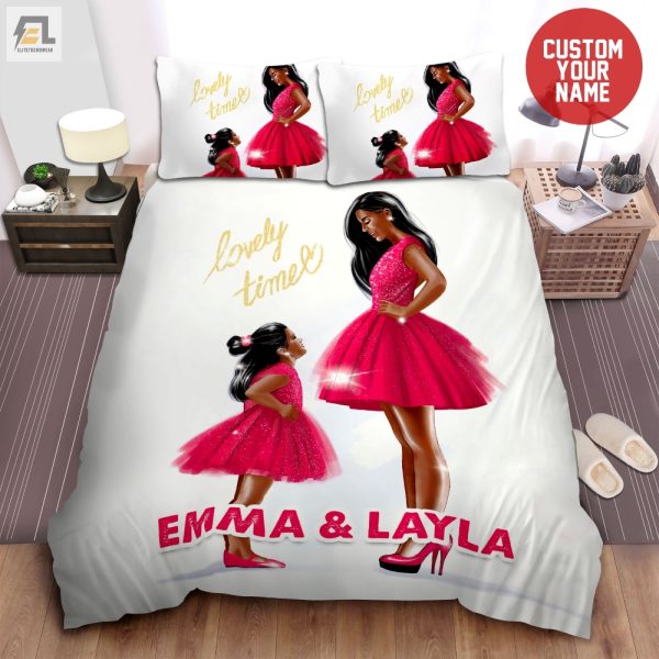 Momdaughter Magic Custom Funny African American Bedding elitetrendwear 1