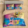 Sleep With Spongebob 3D Fun Duvet Comfy Bedding Set elitetrendwear 1