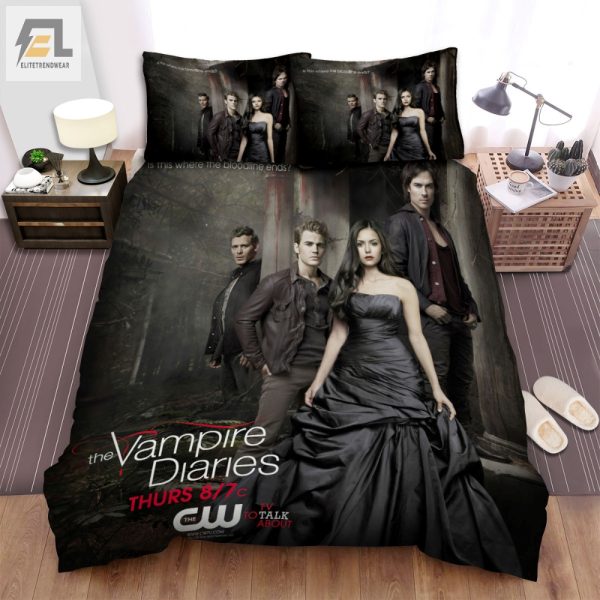 The Vampire Diaries Duvet Sleep With Stefan Damon elitetrendwear 1