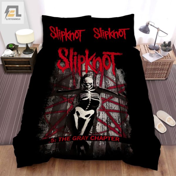 Sleep Not Slipknot Funny Cozy Album Art Duvet Set elitetrendwear 1