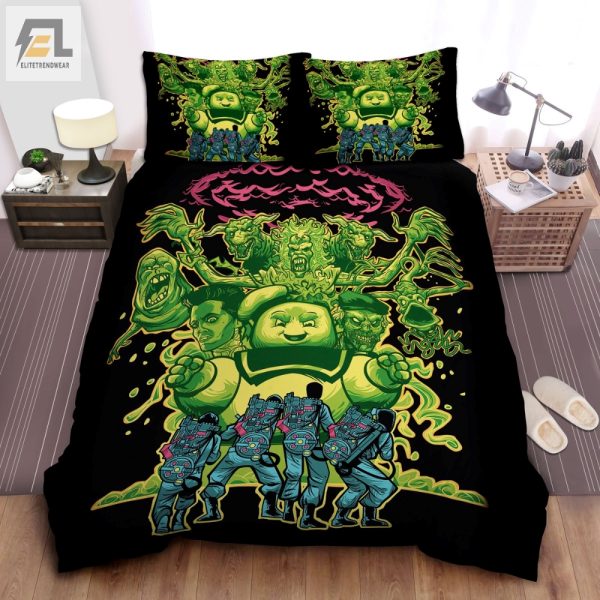 Funny Ghostbusters Scientists Vs Ghosts Duvet Cover Set elitetrendwear 1