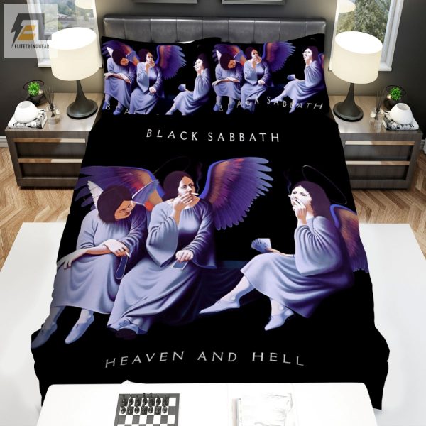 Snuggle In Style Rocking Black Sabbath Angel Bedding Set elitetrendwear 1