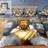 Golden Buddha Duvet Zen Comfort Meets Bedroom Humor elitetrendwear 1