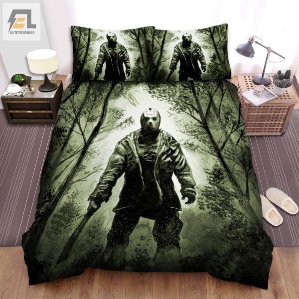 Scarenap Fridays Cozy Friday The 13Th Bedding Set elitetrendwear 1