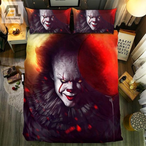 Scaryfun Pennywise Clown Duvet Sets For Cozy Nights elitetrendwear 1