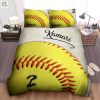 Hit The Hay With Softball Name Custom Duvet Sweet Dreams elitetrendwear 1