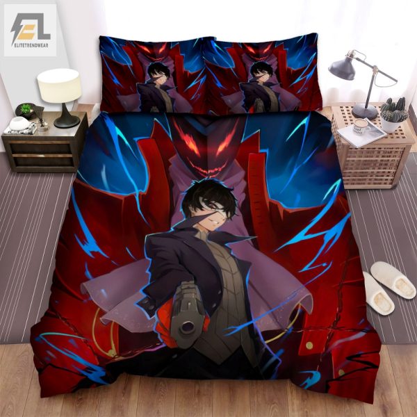 Sleep With Joker Cozy Persona 5 Gun Duvet Sets elitetrendwear 1