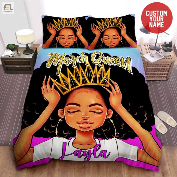 Sleep In Style March Queens Custom Name Duvet Sets elitetrendwear 1