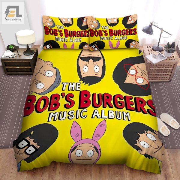 Eugene Mirman Bobs Burgers Duvet Comfy Quirky Bedding elitetrendwear 1