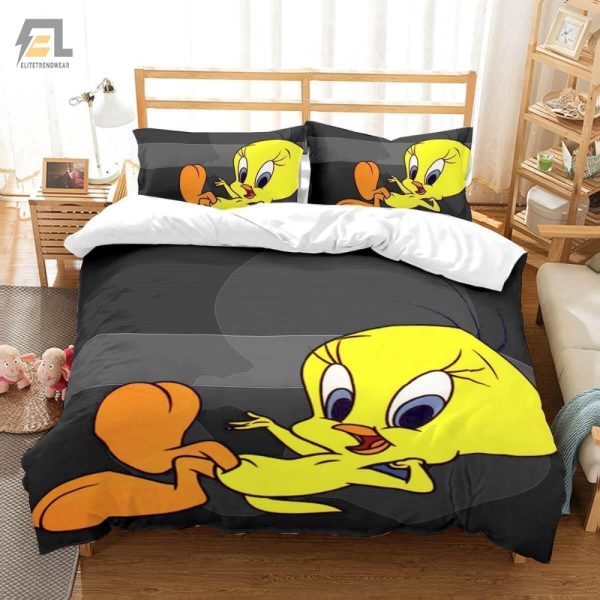 Snuggle Up With 3D Tweety Bird Comfy Cute Bedding Sets elitetrendwear 1