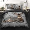 Dear Deer Time For Bed Cozy Hunting Duvet Set elitetrendwear 1