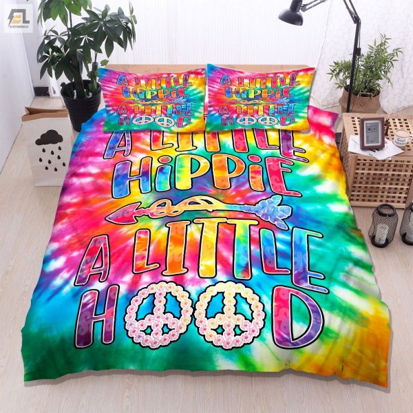 Groovy Hippie Hood Duvet Set Fun Comfy Unique Bedding elitetrendwear 1