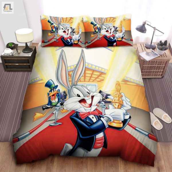 Get Cozy With Bugs Bunny Gold Prize Duvet Cover Set elitetrendwear 1