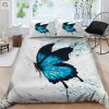 Wake Up With Wings Funny 3D Blue Butterfly Bedding Set elitetrendwear 1