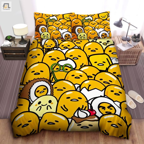 Comfy Quirky Gudetama Duvet Sets Snooze In Style elitetrendwear 1