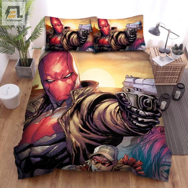 Snuggle Justice Hilarious Batman Red Hood Duvet Set elitetrendwear 1