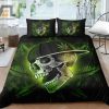 Get Cozy Quirky With Skull Weed Leaf Duvet Sets elitetrendwear 1