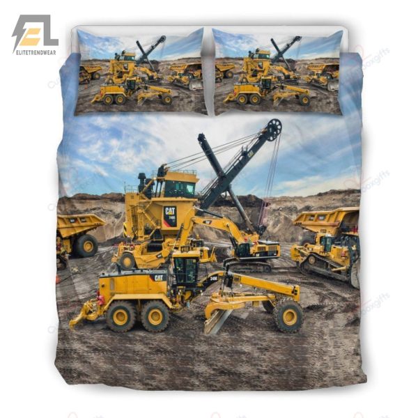 Bulldoze To Dreamland Funny Family Duvet Bedding Sets elitetrendwear 1