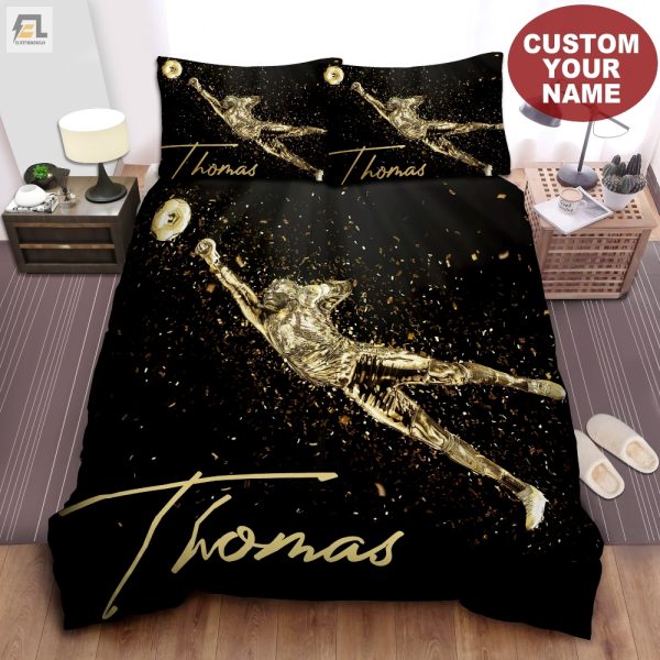 Goldie The Goalie Comfy Custom Soccer Bedding Sets elitetrendwear 1