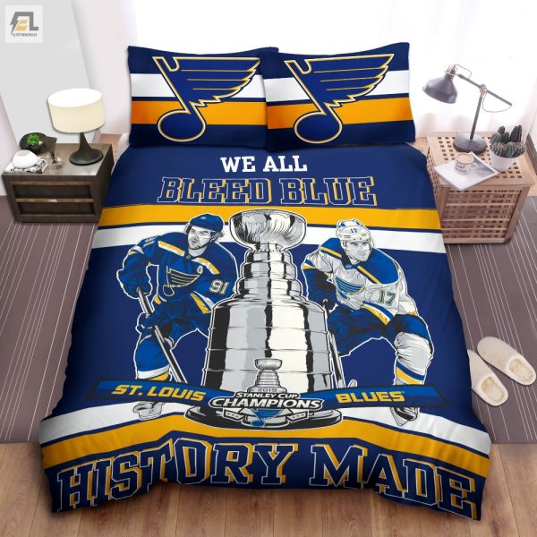 Blues Fans Only Custom Duvet Sets History Humor Combined elitetrendwear 1