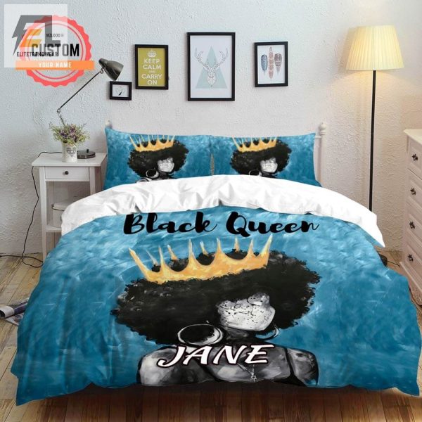 Crowning Glory Unique Afro Queen Duvet Set Perfect Gift elitetrendwear 1