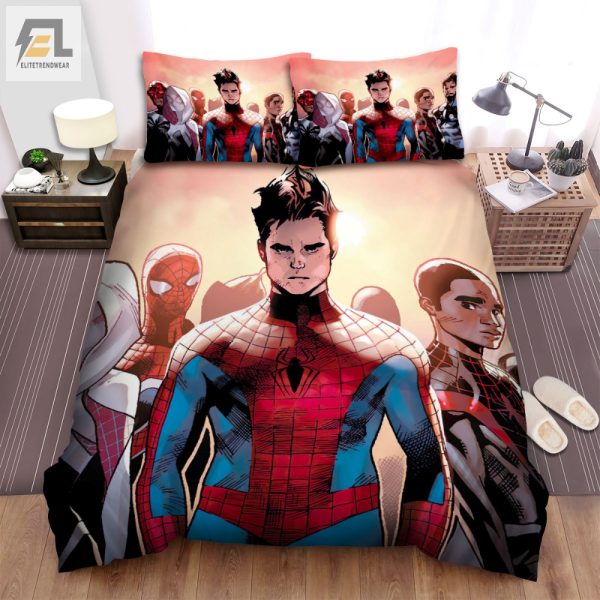 Snuggle In Spidey Style Quirky Spiderverse Duvet Covers elitetrendwear 1