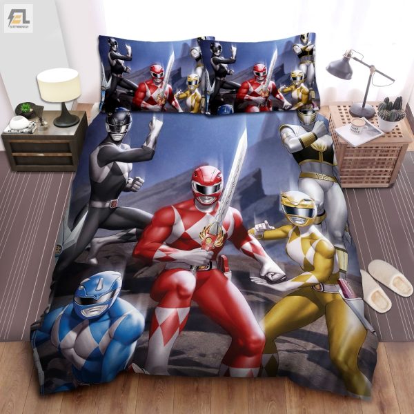 Snuggle With The Power Rangers 3D Fun Bedding Set elitetrendwear 1