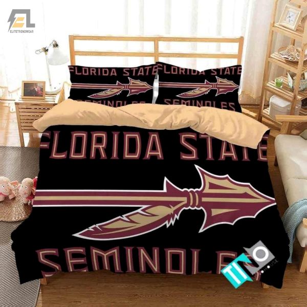 Sleep Like A Champion In Fsu Seminoles Comfy Duvet Sets elitetrendwear 1