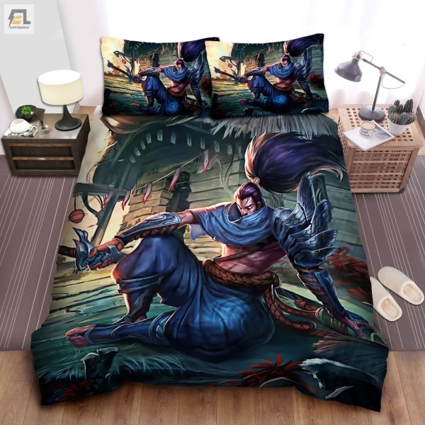 Sleep Like Yasuo Epic Lol Duvet Cover Set elitetrendwear 1